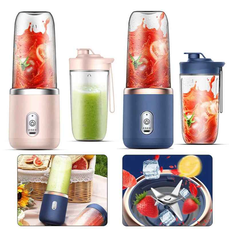 Liquidificador Portátil com Mixer e Coqueteleira