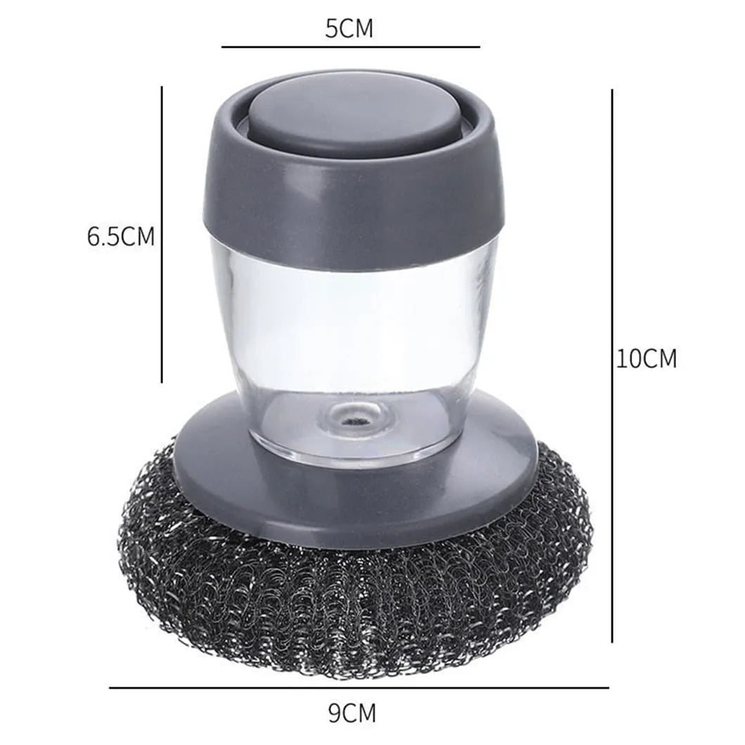 Escova de Limpeza com Dispenser de Detergente