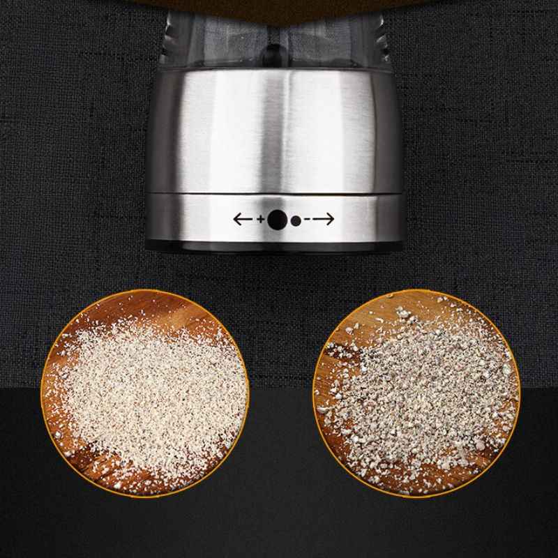 Moedor e triturador de Pimenta e Sal Manual em Aço Inox