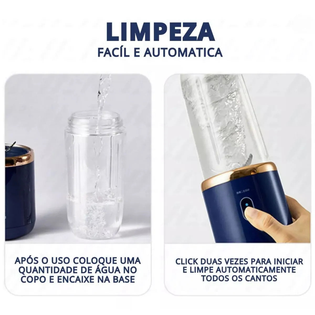 Liquidificador Portatil Mixer com Coqueteleira