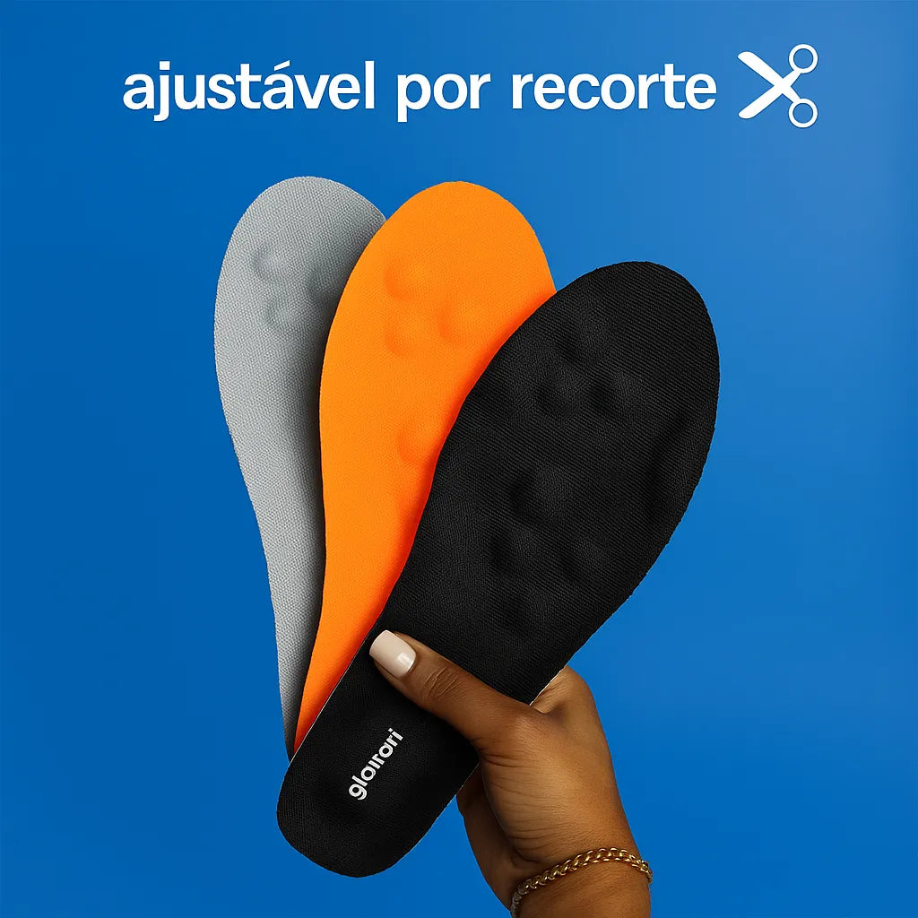 Palmilha Ortopédica Massageadora - ComforTec