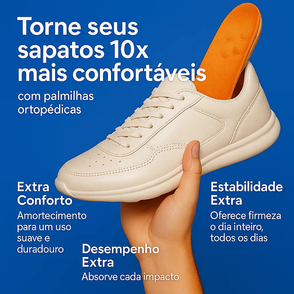 Palmilha Ortopédica Massageadora - ComforTec