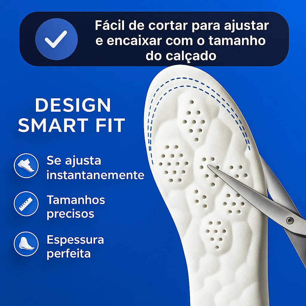 Palmilha Ortopédica Massageadora - ComforTec