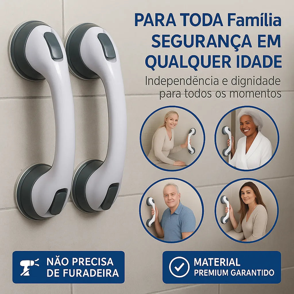 Barra de Apoio Portátil para Banheiro - SafeGrip