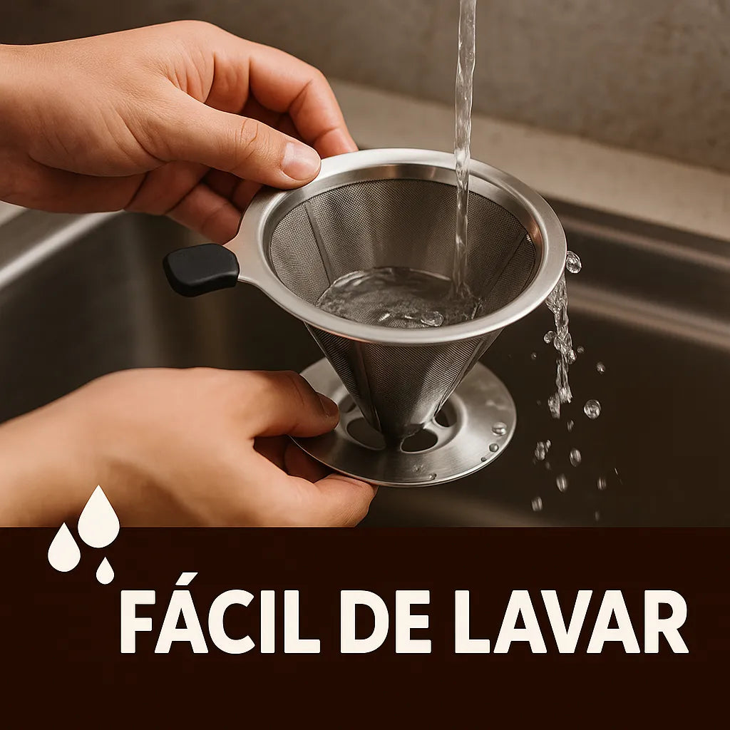 Coador com Filtro de Café Reutilizável - CoFilter