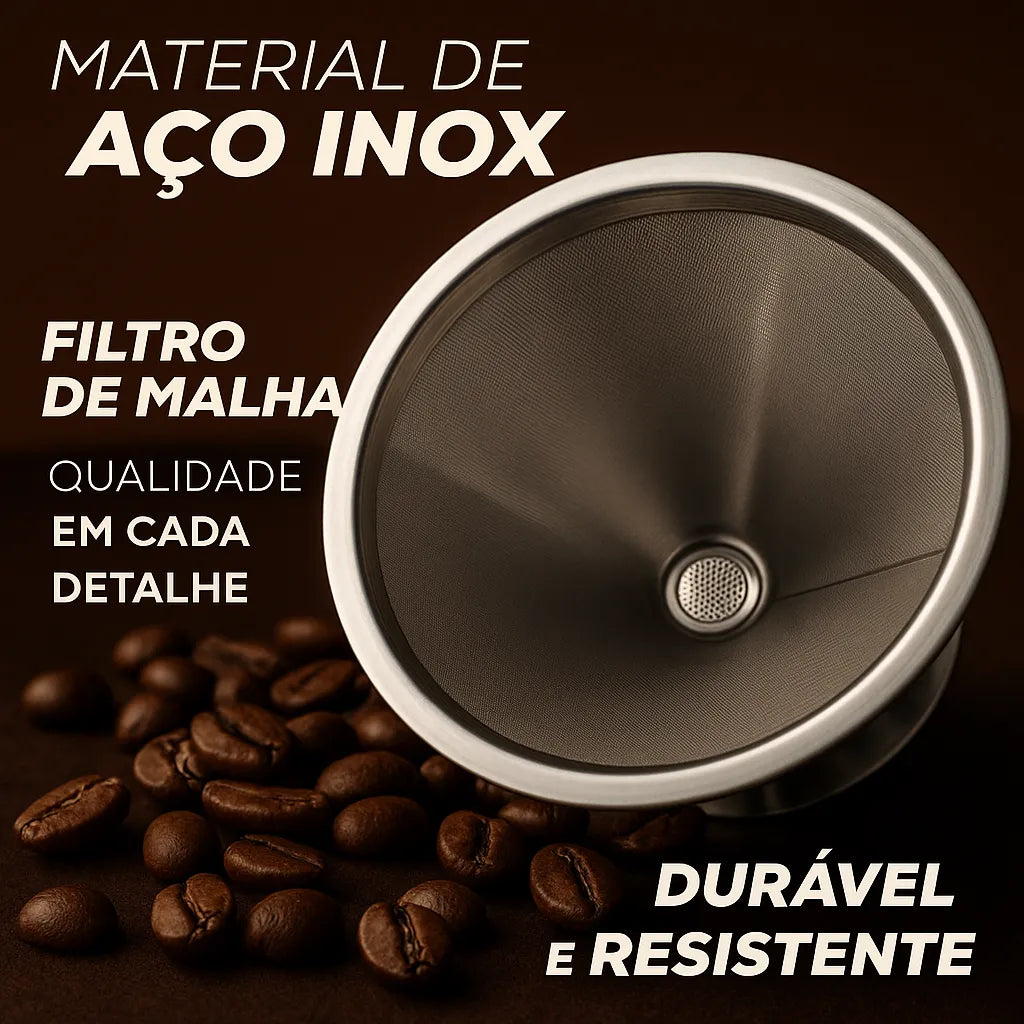 Coador com Filtro de Café Reutilizável - CoFilter