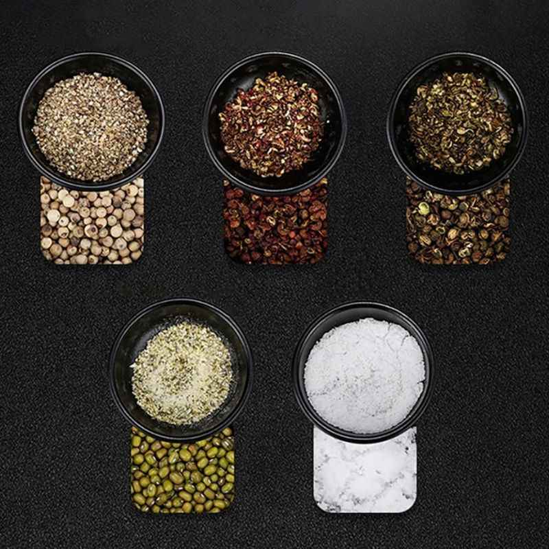 Moedor e triturador de Pimenta e Sal Manual em Aço Inox