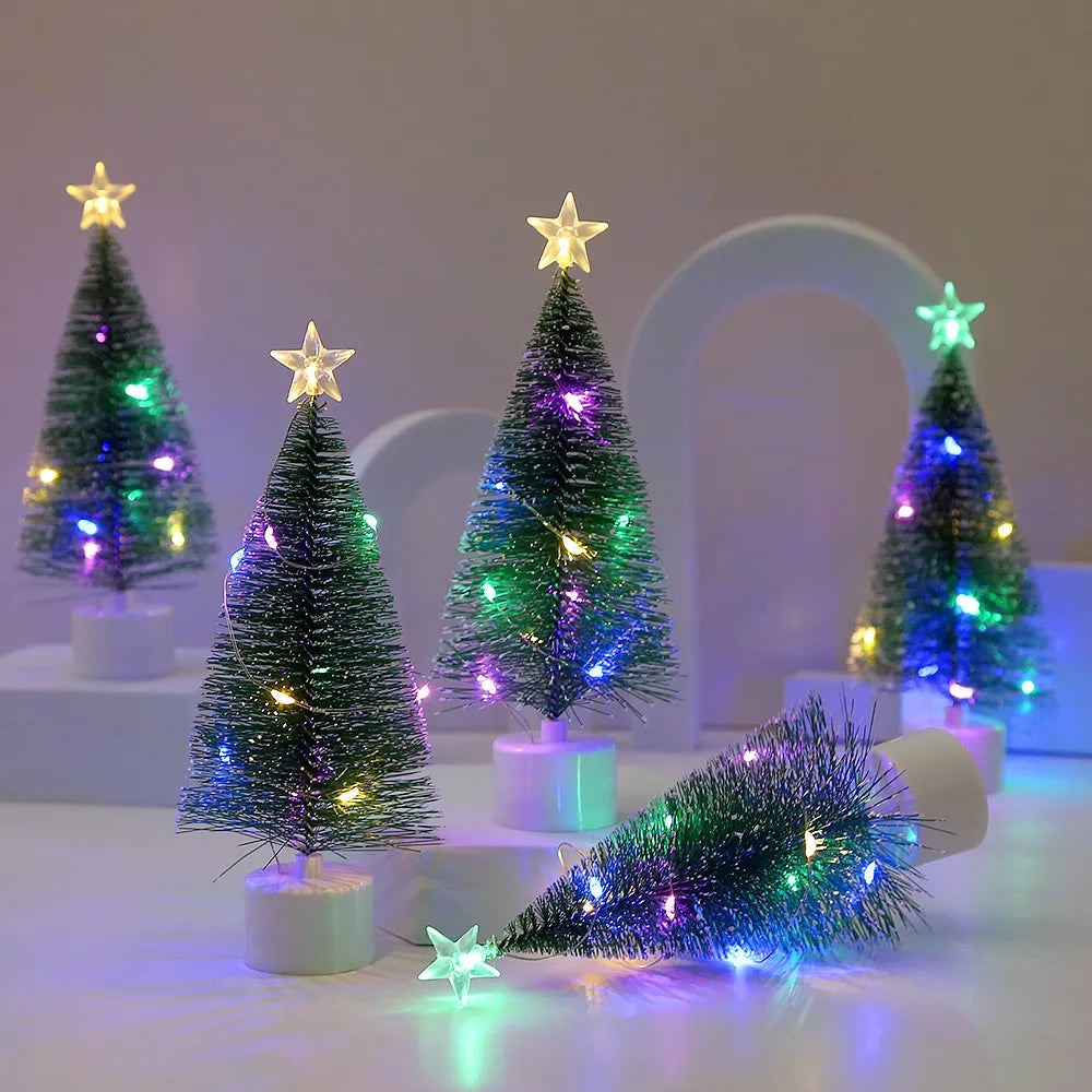 Mini Arvore de Natal com Led para Mesa