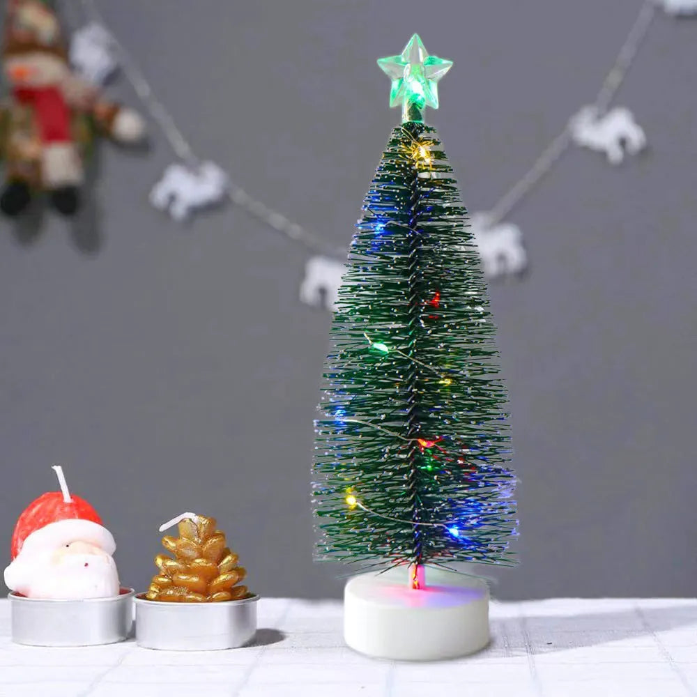 Mini Arvore de Natal com Led para Mesa
