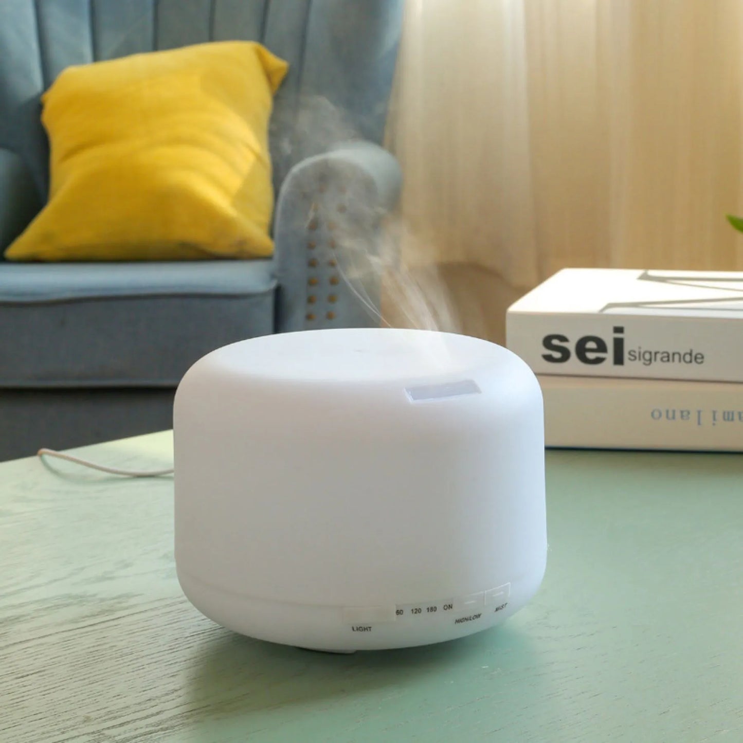 Umidificador e Difusor de Ar com Luminaria