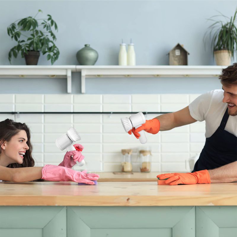 Escova de Limpeza Elétrica Multiuso