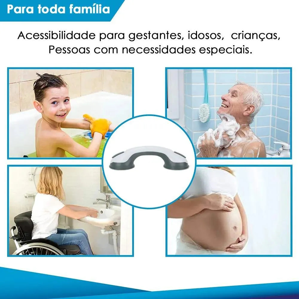Barra de Apoio para Banheiro com Ventosa