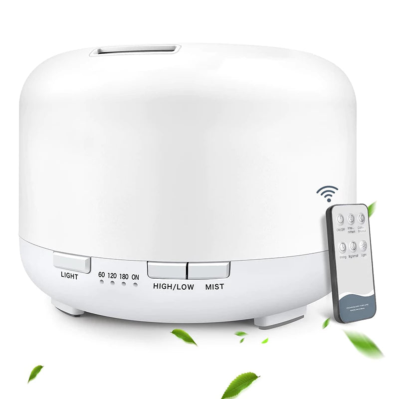 Umidificador e Difusor de Ar com Luminaria