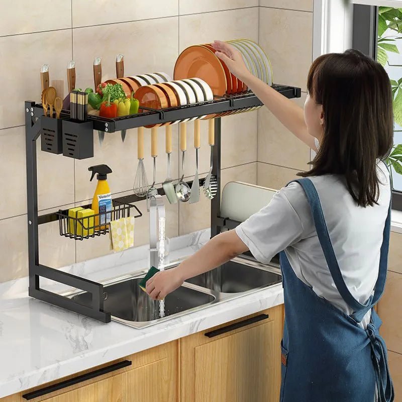 Escorredor de Louca Suspenso em Aco Inox