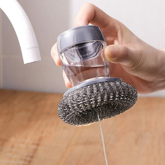 Escova de Limpeza com Dispenser de Detergente 