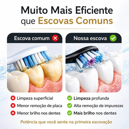 Escova de Dentes Elétrica - Compre 1 Leve 2