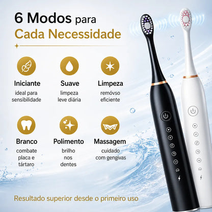 Escova de Dentes Elétrica - Compre 1 Leve 2