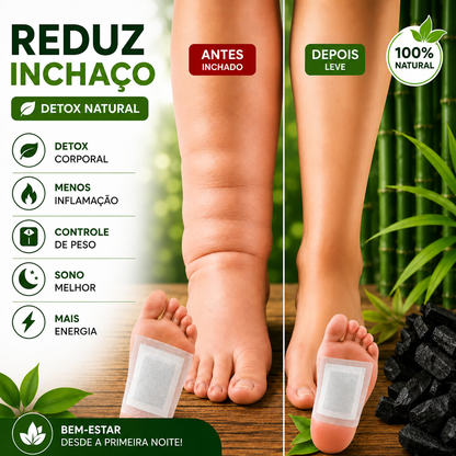 Adesivos Detox para Alívio dos Pés