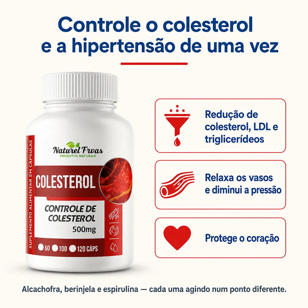 Extrato de Alcachofra, Berinjela e Espirulina - 120 Cápsulas