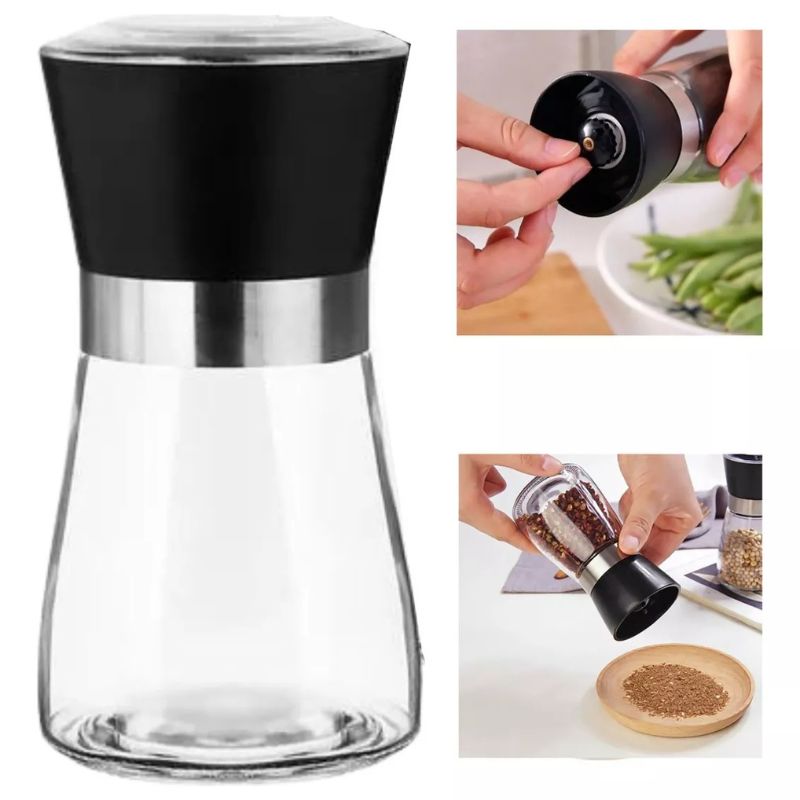 Moedor e Triturador de Pimenta e Sal 