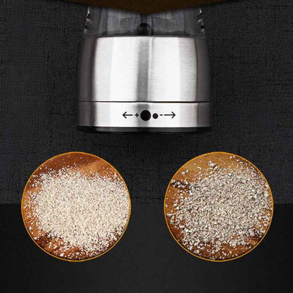 Moedor e triturador de Pimenta e Sal Manual em Aço Inox