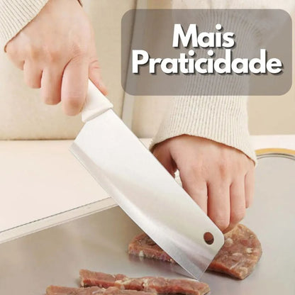 Faca Cutelo em Aco Inoxidavel