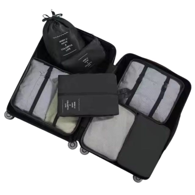 Organizador de Mala para Viagem - Kit 7 Organizadores