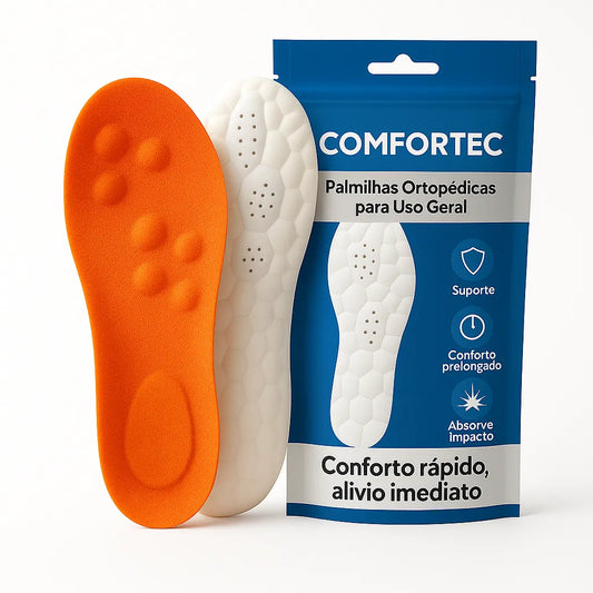 Palmilha Ortopédica Massageadora - ComforTec