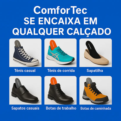 Palmilha Ortopédica Massageadora - ComforTec