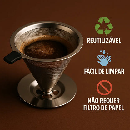 Coador com Filtro de Café Reutilizável - CoFilter