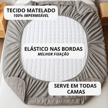 Capa de Colchão Impermeável e Antialérgico com Elástico