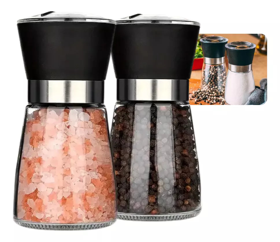 Moedor e Triturador de Pimenta e Sal 
