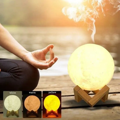 Umidificador e Aromatizador de Ambiente com Luminária