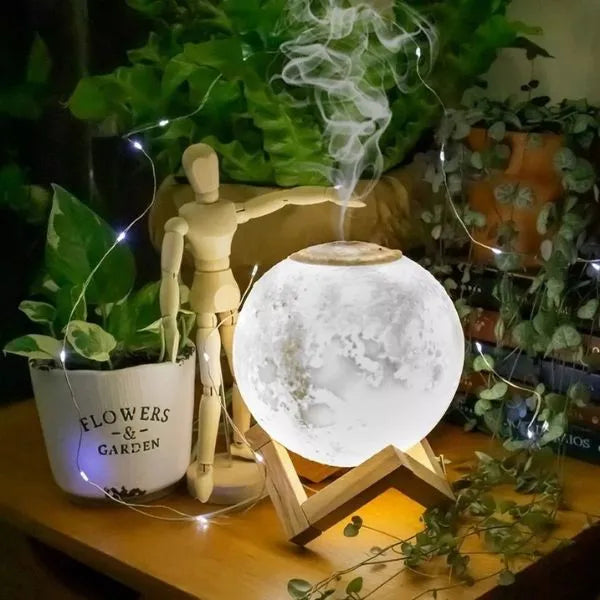 Umidificador e Aromatizador de Ambiente com Luminária