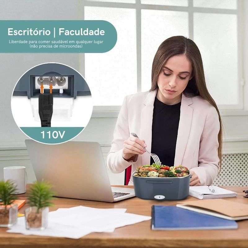 Marmita Elétrica Térmica com Divisória