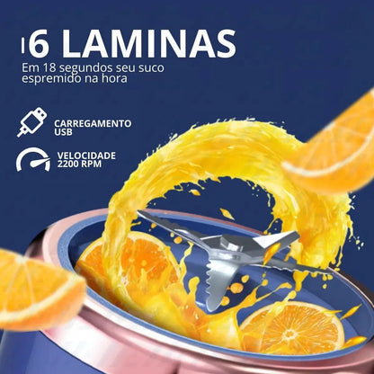 Liquidificador Portatil Mixer com Coqueteleira
