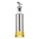 Galheteiro de Vidro com Aço Inox para Mesa