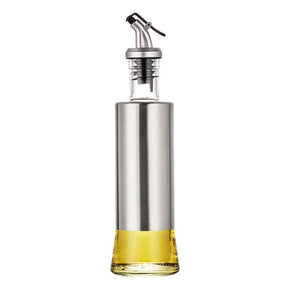 Galheteiro de Vidro com Aço Inox para Mesa