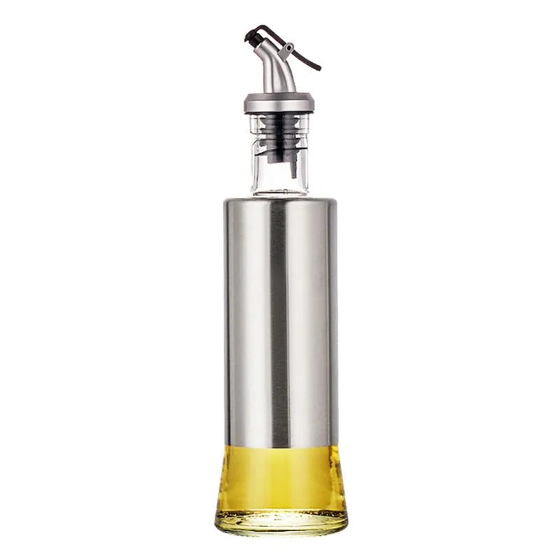 Galheteiro de Vidro com Aço Inox para Mesa