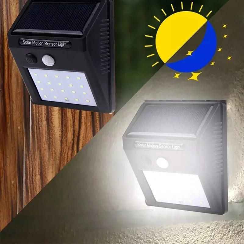 Refletor Solar Externo em Led com Sensor de Movimento