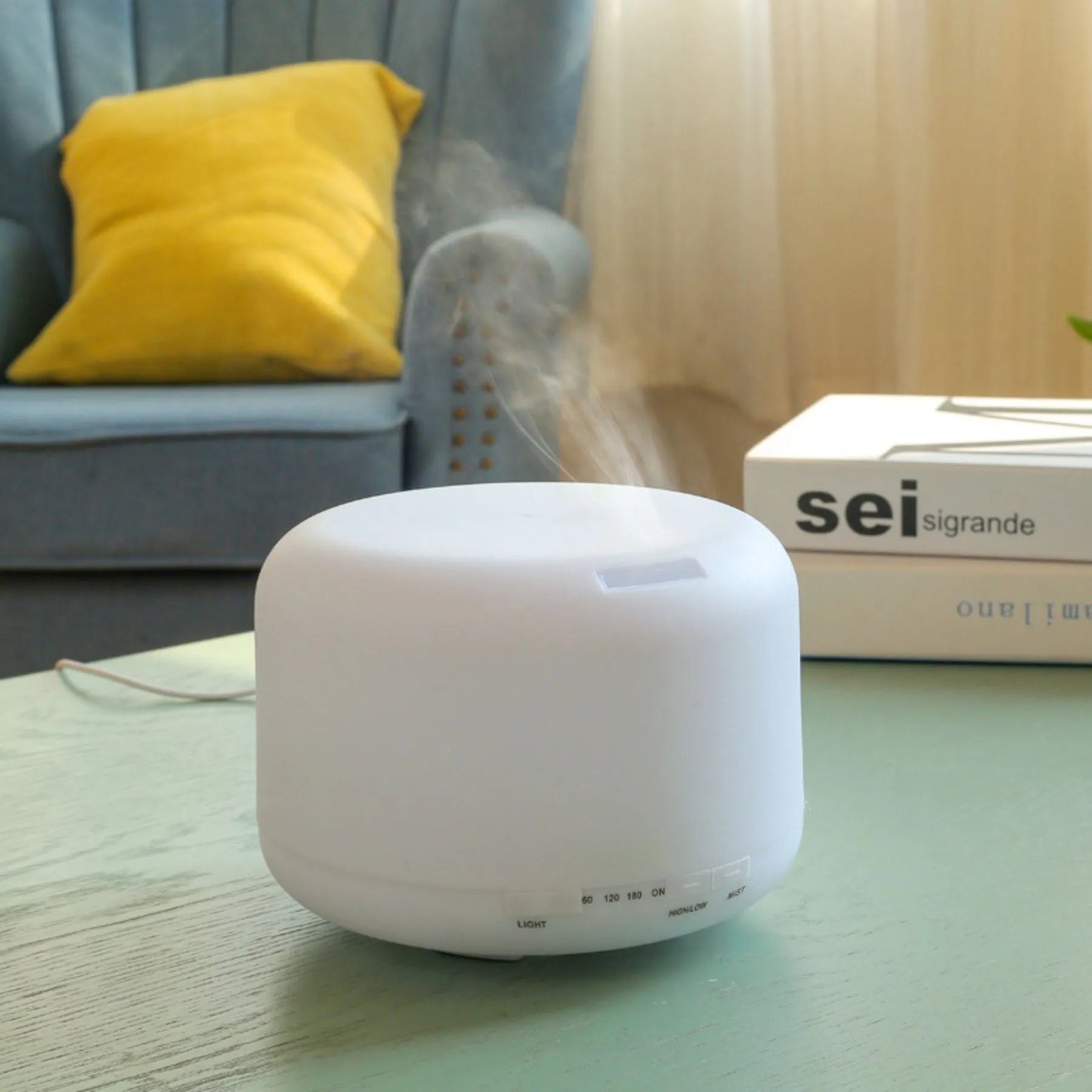 Umidificador e Difusor de Ar com Luminaria