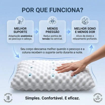 Travesseiro Terapêutico Magnético com Infravermelho