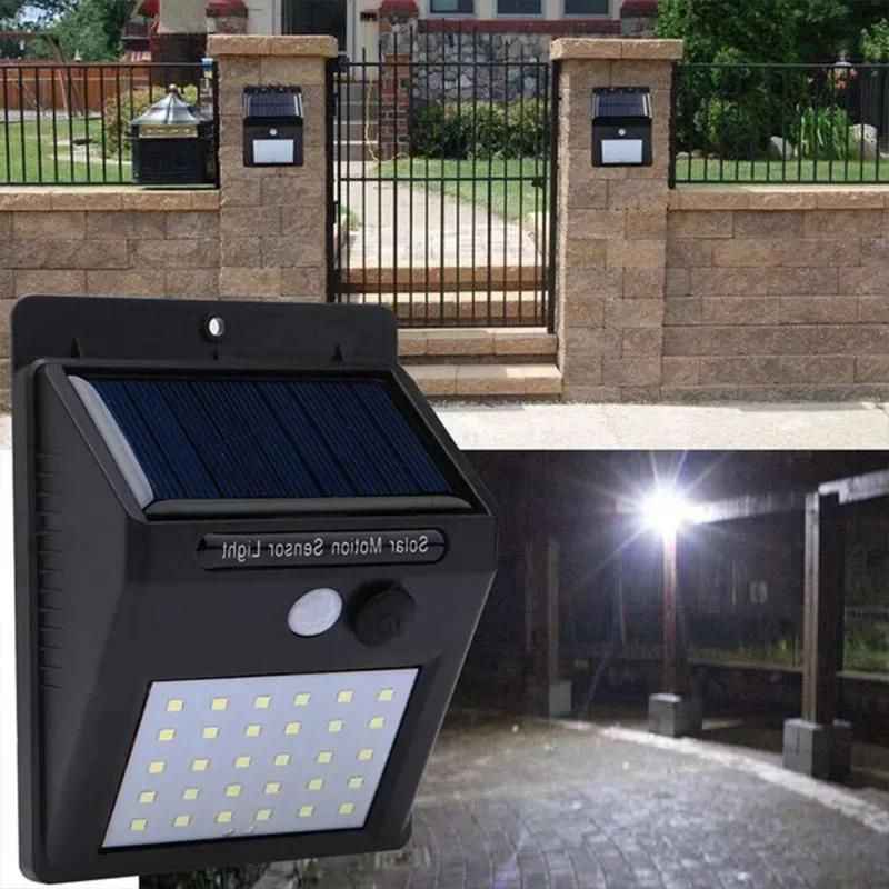 Refletor Solar Externo em Led com Sensor de Movimento