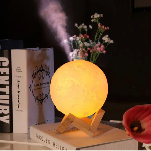 Umidificador e Aromatizador de Ambiente com Luminária