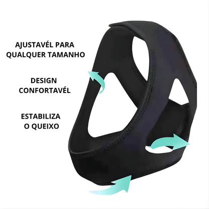 Faixa de Cabeça Ajustável Anti Ronco e Apneia