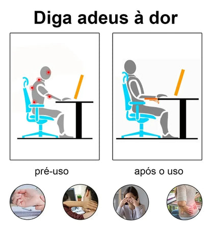 Suporte Ergonômico de Mesa para Braço e Punho