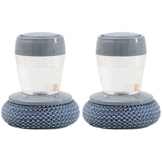 Escova de Limpeza com Dispenser de Detergente 