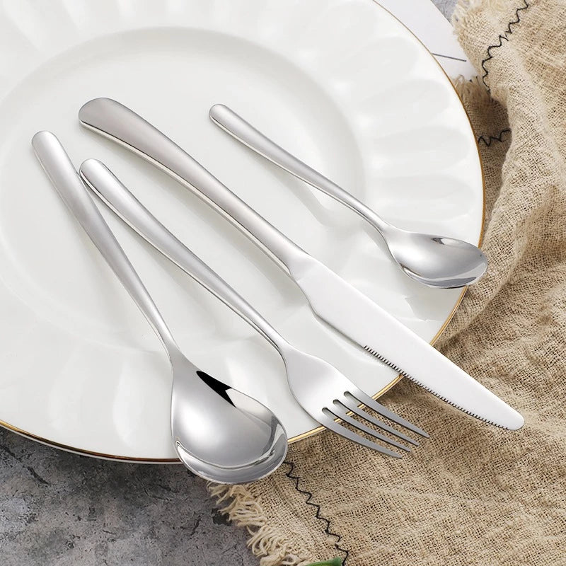 Jogo Talheres 24 Peças Inox Premium Com Maleta
