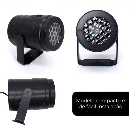 Projetor Natalino Led Desenhos - 16 Padrões