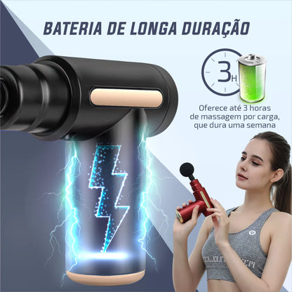 Pistola Massageadora Muscular de Alta Potência